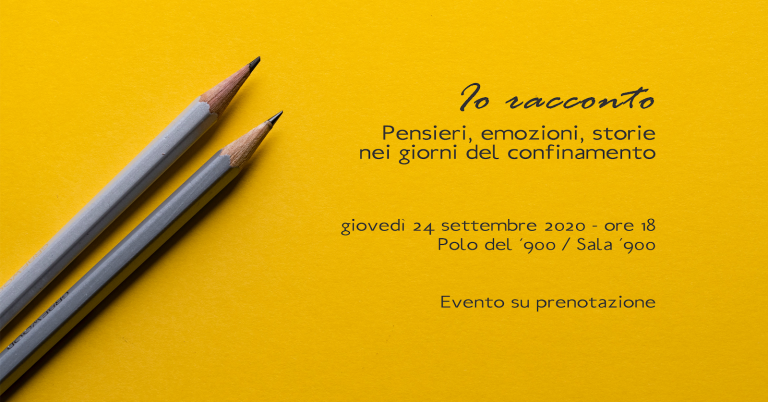 Io racconto. Pensieri, emozioni, storie nei giorni del confinamento